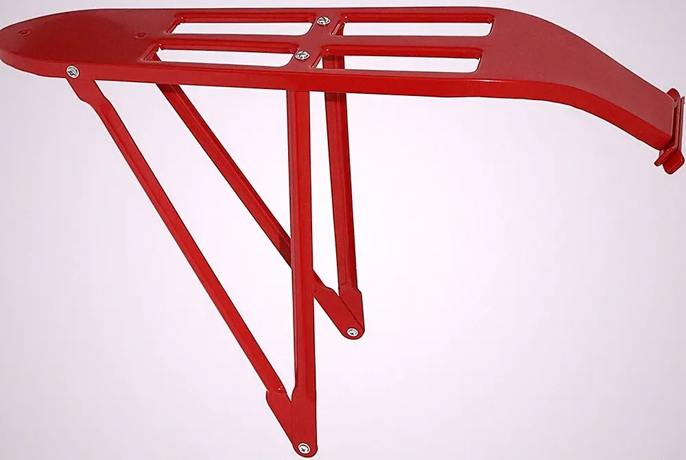 26" BEACH CRUISER CARRIER VINTAGE BICYCLE BICYCLE RACK RED.