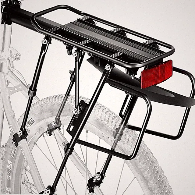 Bike Cargo Rack 310lb Capacity w/Fender Reflective Quick Release BCR06