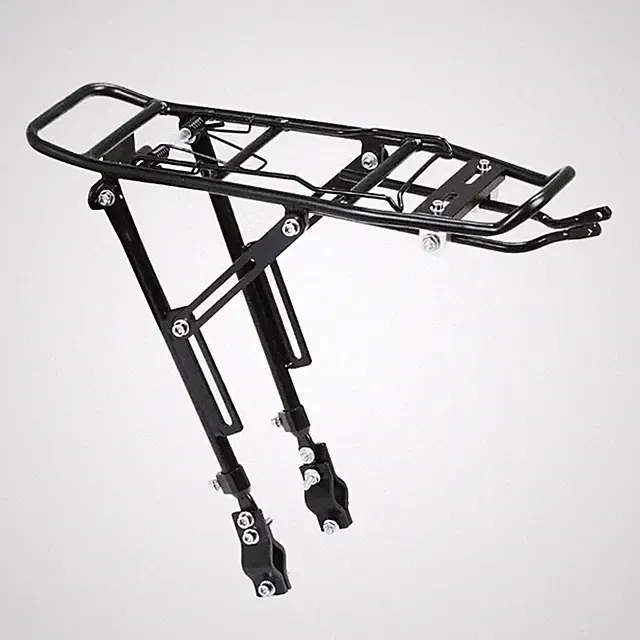 Bike Cargo Rack Back Seat Bracket Easy to Install Lightweight Luggage Shelf