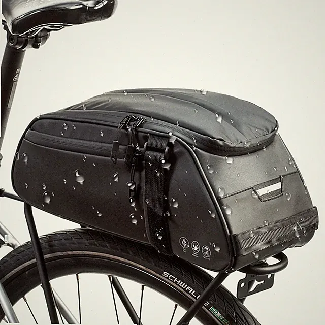 Bike Rear Bag Reflective,Water Resistant Bicycle Pannier Rack Bag Cargo Trunk...