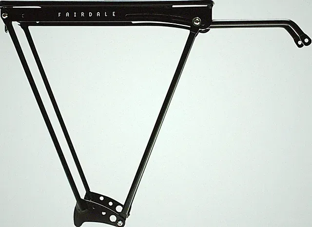 Fairdale Adjust-A-Rack Rear Cargo Rack - Black, Lightweight, Adjustable, for