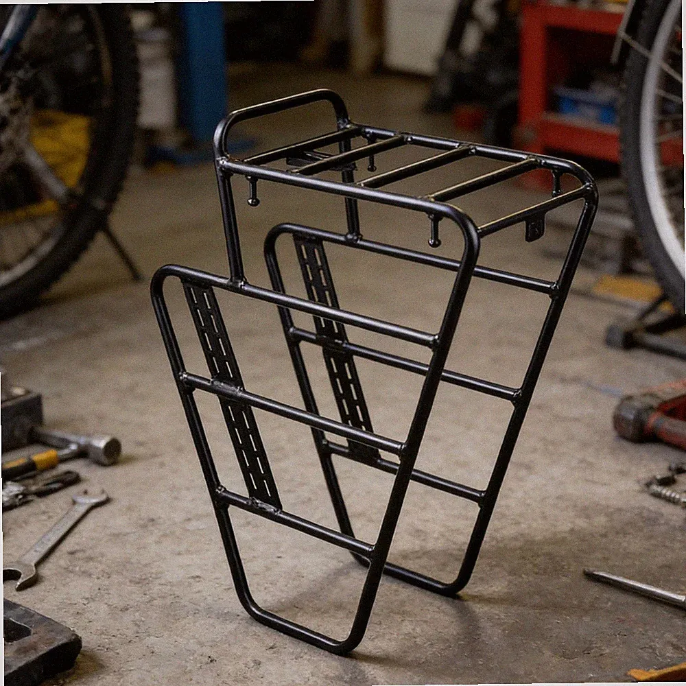 Gravel Bike Front Carrier High Strength Cycle Front Cargo Rack Universal Fit