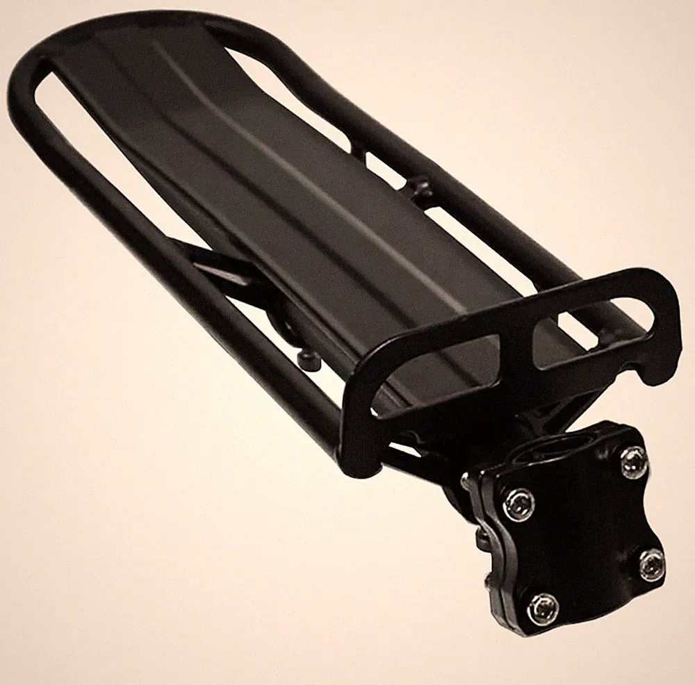 OUTTAG Bike Rear Rack Retractable Aluninum Alloy Bicycle Cargo Rack Mount