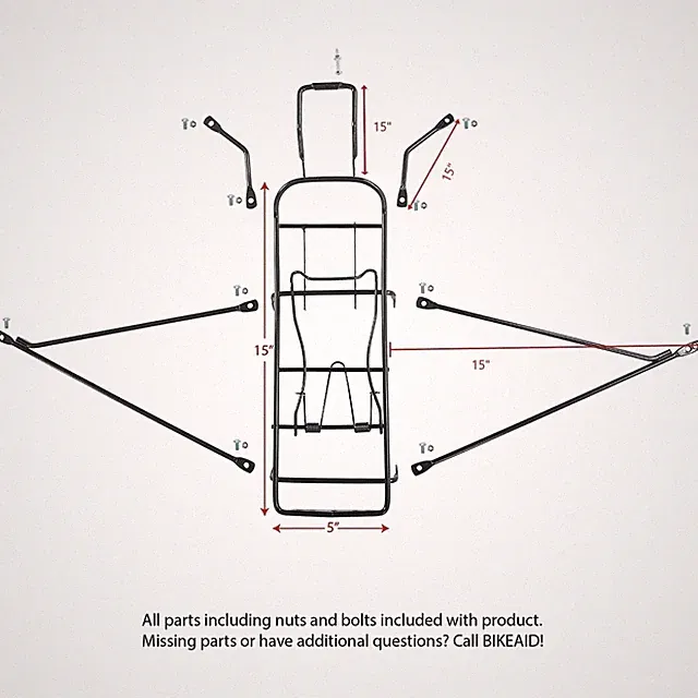 Rear Bicycle Carrier - Easy Installation