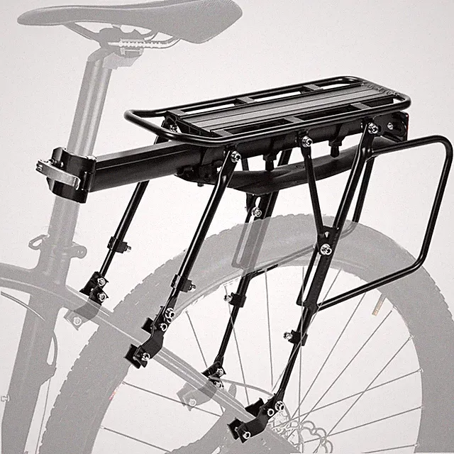 Rear Bike Rack, 300 LB Capacity Quick Release Bike Cargo Racks with Mudguard...