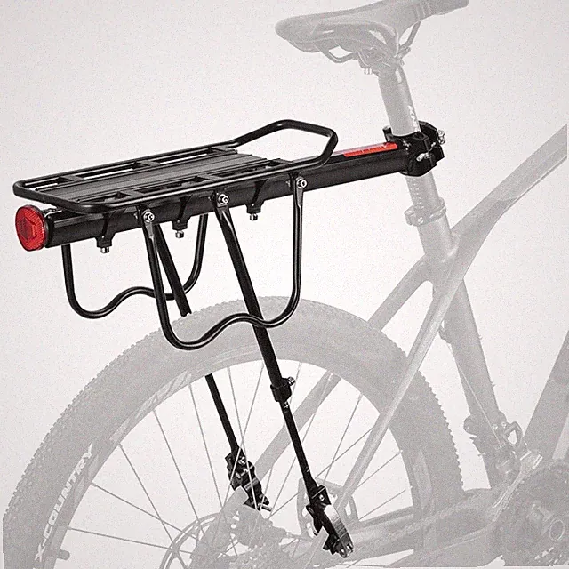 Rear Bike Rack Bicycle Cargo Quick Release Adjustable Heavy Duty Carrier Rack