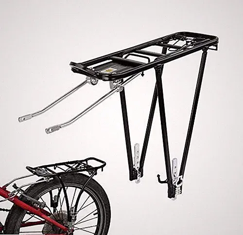 Universal Bike Rear Cargo Rack Adjustable 55lb Capacity MTB Road Touring Carrier